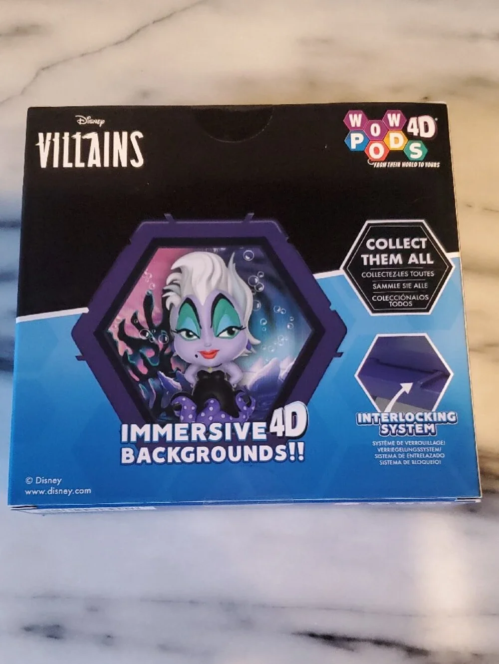 Disney Villains Ursula Figure - Teal, Purple & White